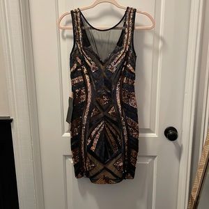 Bebe sequined dress